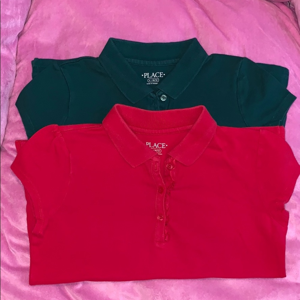 Children’s place polo shirts for girls.